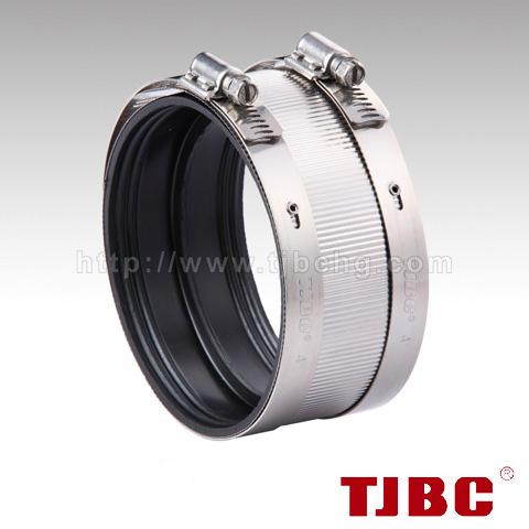 No Hub Coupling with 2 Clamps